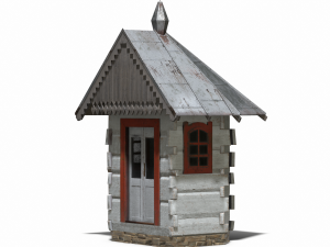 chapel - slav architecture Modello 3D