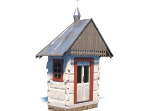 chapel - slav architecture 3D Model