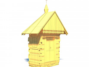 chapel - slav architecture Modello 3D