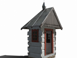 chapel - slav architecture Modello 3D
