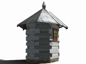 chapel - slav architecture Modello 3D