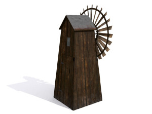 windmill - slav architecture 3D 模型