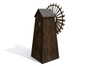 windmill - slav architecture 3D Model