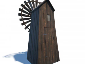 windmill - slav architecture 3D Model