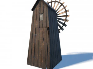 windmill - slav architecture 3D Model