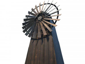 windmill - slav architecture 3D Model