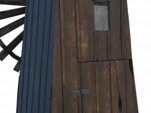 windmill - slav architecture 3D Model