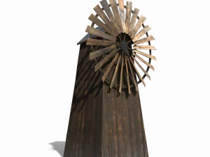 windmill - slav architecture 3D Model
