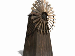 windmill - slav architecture 3D Model