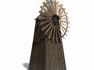 windmill - slav architecture 3D 模型