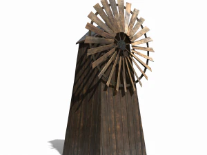 windmill - slav architecture 3D Model