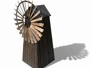 windmill - slav architecture 3D Model