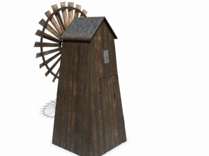 windmill - slav architecture 3D 模型