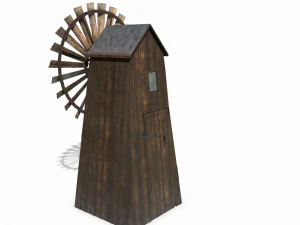 windmill - slav architecture 3D Model