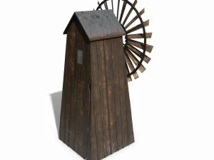 windmill - slav architecture 3D Model