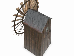 windmill - slav architecture 3D Model