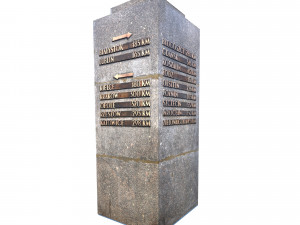 travel sign monument Modèle 3D