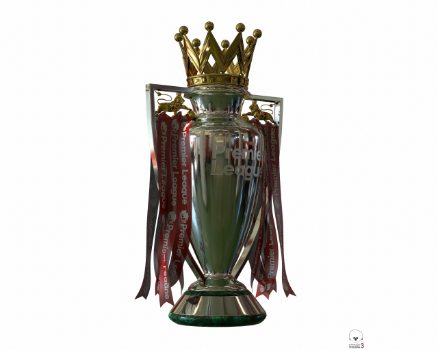 english premier league trophy pbr 3Dモデル .c4d .max .obj .3ds .fbx .stl .blend 