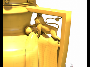 english premier league trophy pbr 3Dモデル