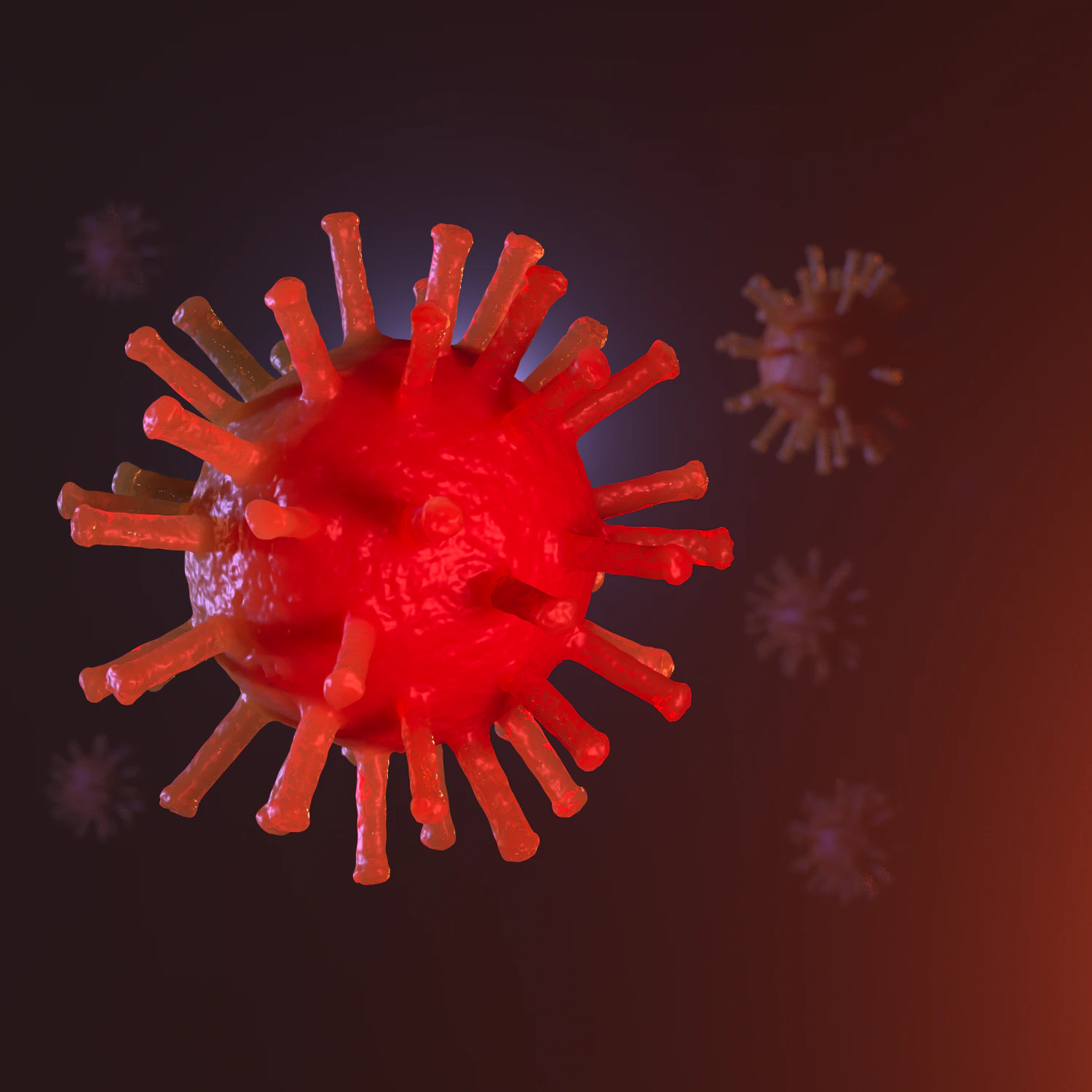 coronavirus covid-19 animation 3D Model .c4d .max .obj .3ds .fbx .stl .blend