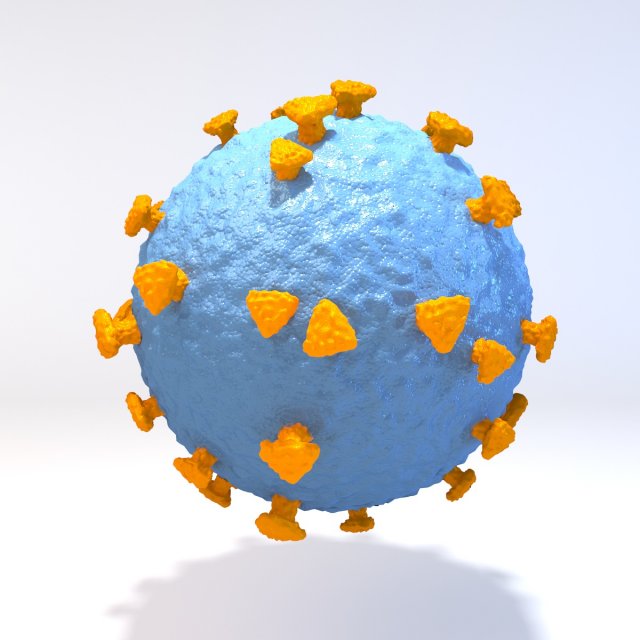 coronavirus medical model Modèle 3D .c4d .max .obj .3ds .fbx .stl .blend 