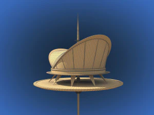 futuristic architecture skyscraper 01 3D Model
