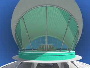 futuristic architecture skyscraper 01 Model 3D