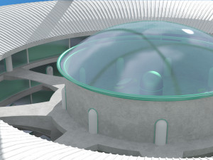 futuristic architecture skyscraper 02 3D Model