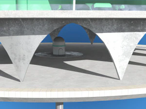 futuristic architecture skyscraper 02 3D Model