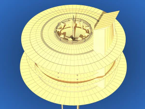 futuristic architecture skyscraper 03 3D Model