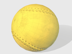 old baseball pbr 3D Model