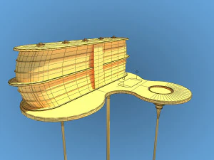 futuristic architecture skyscraper 05 3D Model
