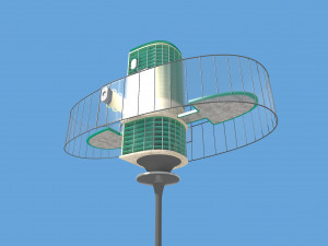 futuristic architecture skyscraper 06 3D मॉडल