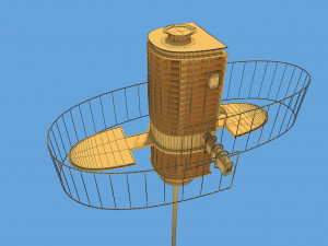 futuristic architecture skyscraper 06 3D मॉडल