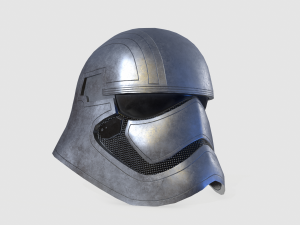 phasma helmet pbr low poly 3D Model