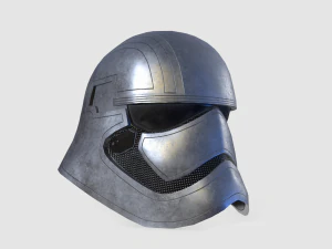 phasma helmet pbr low poly 3D Model