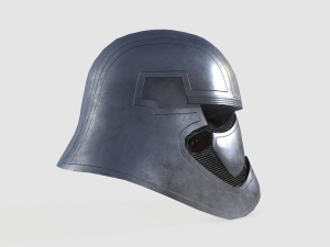 phasma helmet pbr low poly 3D Model