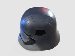 phasma helmet pbr low poly 3D Model