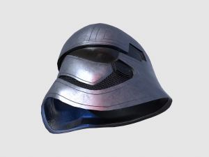 phasma helmet pbr low poly 3D Model