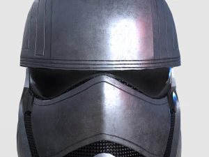 phasma helmet pbr low poly 3D Model