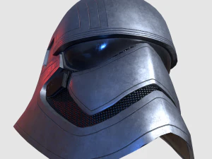 phasma helmet pbr low poly 3D Model