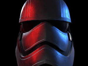 phasma helmet pbr low poly 3D Model
