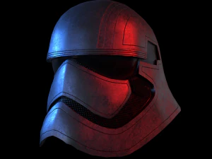 phasma helmet pbr low poly 3D Model
