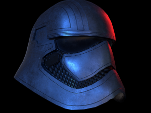 phasma helmet pbr low poly 3D Model