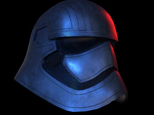 phasma helmet pbr low poly 3D Model