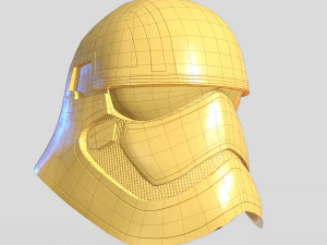 phasma helmet pbr low poly 3D Model
