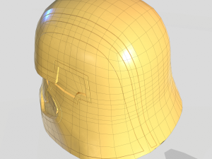 phasma helmet pbr low poly 3D Model
