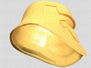 phasma helmet pbr low poly 3D Model