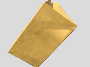 paper bag pbr low poly 3D Model