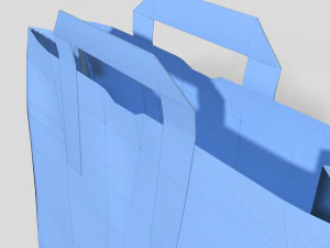 paper bag pbr low poly 3D Model